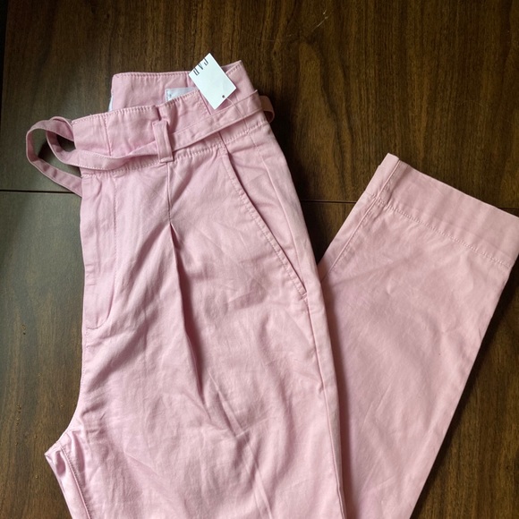 Paperbag-Waist Khaki Pants - Picture 2 of 3